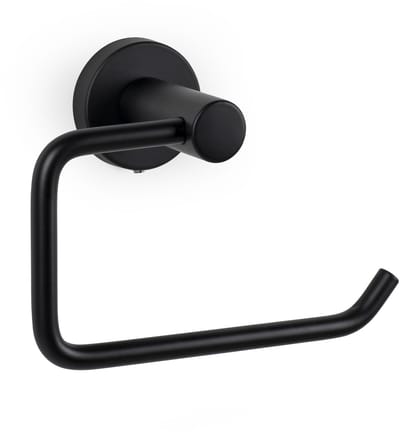 VDN Stainless Toiletrolhouder Zwart - WC Rolhouder - Toiletpapier houder - RVS