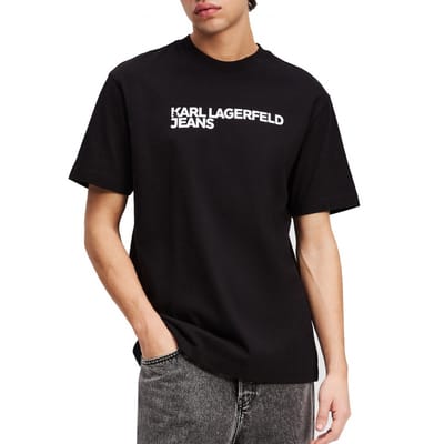 Karl Lagerfeld Jeans A1m17002 T-shirt Met Korte Mouwen Zwart XL Man
