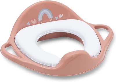 Toiletbril voor kinderen met zitkussen en handgrepen - Veilig en comfortabel toiletopzetstuk