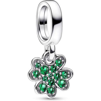 Nieuwe Koperen Klaver Vierbladig Gelukskruid Hanger Kralen Diy Passend Op Originele Hanger Bedel Armband Sieraden Dames Trendy Sieraden