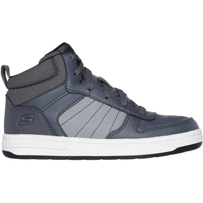 Skechers Kinderen Smith Street Hoge Sneakers (Grijs)