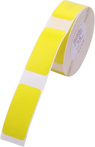 Niimbot - Labels/Etiketten B18/N1 - 14x30mm - 190 vellen - Geel
