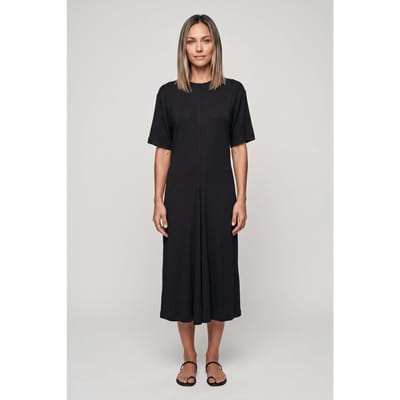 ARKET Viento Viscose Crepe Dress Black Size: S | Shirt Dresses Outlet | Dames | Zwart