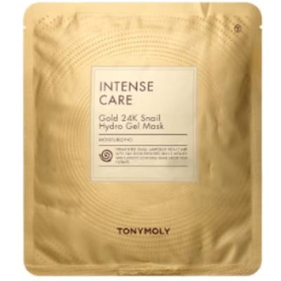 TONYMOLY Intense Care Goud 24K Slak Hydro-Gel Masker (Set van 6 Vellen) beige