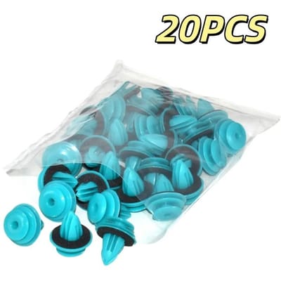 203050 Stuks Universele Witte Massieve Deurpaneel Clips Automotive Bevestigingsmiddelen Voor Bumper Deur Gesp Auto Interieur Accessoires