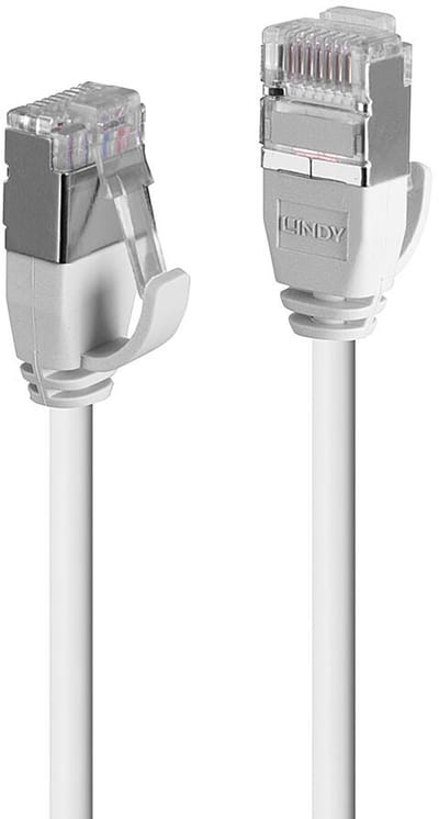 LINDY 47592 RJ45 Netwerkkabel, patchkabel CAT 6A U/FTP 1.00 m Grijs 1 stuk(s)
