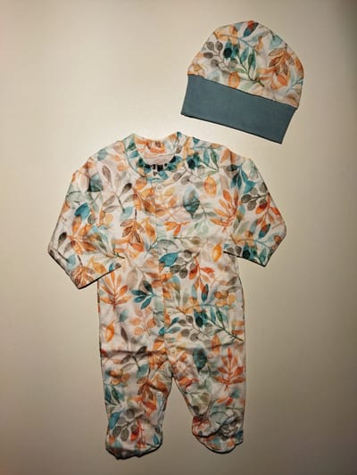 Nini - Boxpakje/Slaappakje/Pyjama/Onesie Emma - Met GRATIS Muts - Maat 62 - 2 t/m 4 maanden