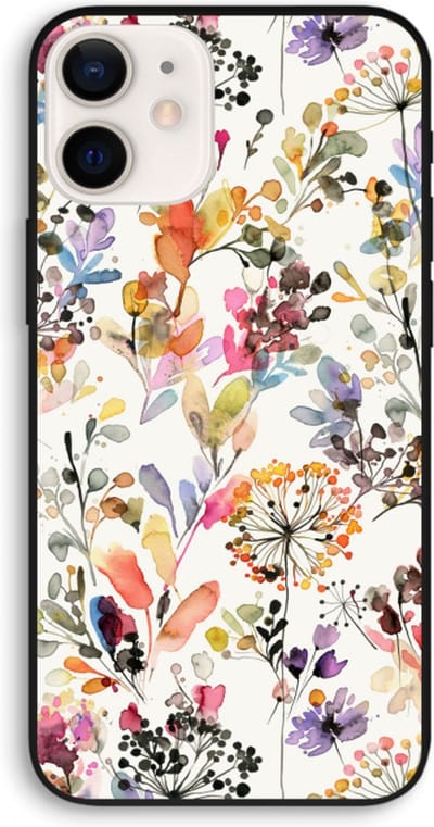 Case Company® - Hoesje geschikt voor iPhone 12 hoesje - Wilde grassen - Biologisch Afbreekbaar Telefoonhoesje - Bescherming alle Kanten en Schermrand