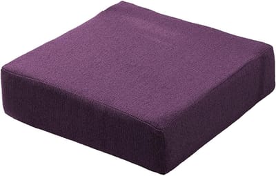 Stoelverhoger Dik - Zitkussen Extra - Comfortabel Zitten - Antislip Onderkant - 40x40x5 cm - Paars