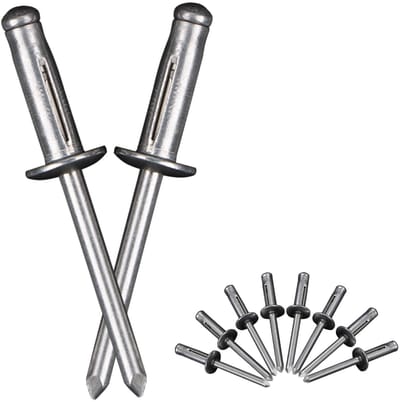 Dailygoods- Blindklinknagels 100 stuks - Aluminium Klinknagels - Koepelkopklinknagels - Corrosiebestendig - 4,8 mm x 16 mm - Geschikt voor Plaatwerk