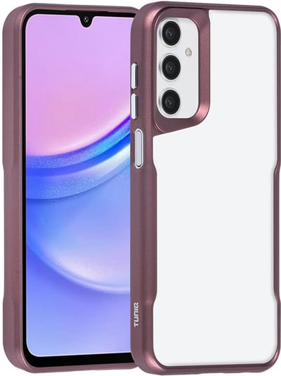 TUNIQ telefoonhoesje voor Samsung Galaxy A15 5G - Siliconen backcover - Rood