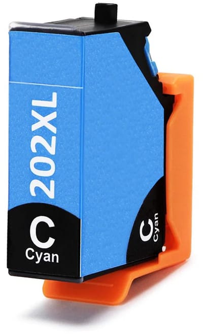Inktcartridge Geschikt voor Epson 202 / 202XL - 1x Cyaan | Cartridge Geschikt voor Expression Premium XP 6000 - XP 6005 - XP 6100 - XP 6105
