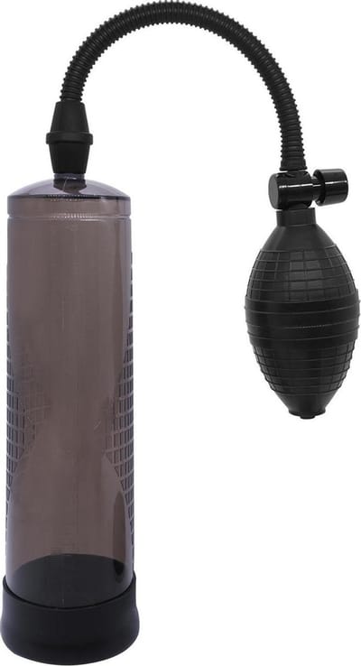 Power Escorts - Power Pump Zwart - Penis Pomp - Penis vergroter - 22 CM