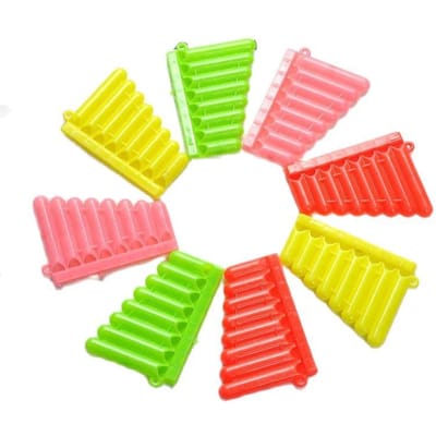 1 STuks Mini Plastic Acht Toons Mondharmonica Kinderen Muziek Speelgoed Baby Leer Speelgoed Muziekinstrument Ideaal Voor Jongens Meisjes Verjaardagscadeaus green