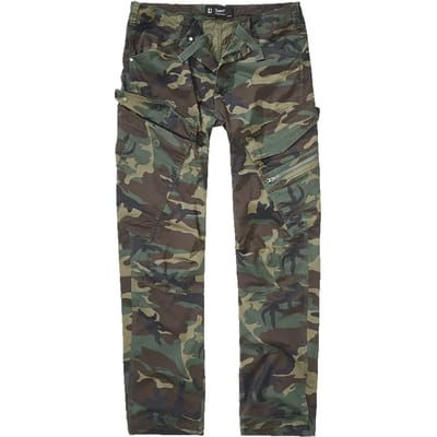 Brandit - Adven Slim Fit Cargobroek - L - Groen