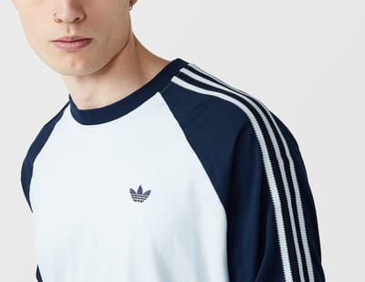 Adidas Cali T-shirts Heren - Blauw - Maat L - Katoen Jersey