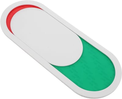 Privacy Deurbord - Bezet Vrij Indicator - Kamer Status Aangeven - Glijdend Ontwerp - 26x10cm - Wit