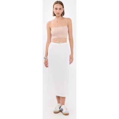 Koord Midi Rok met Zakdetails
