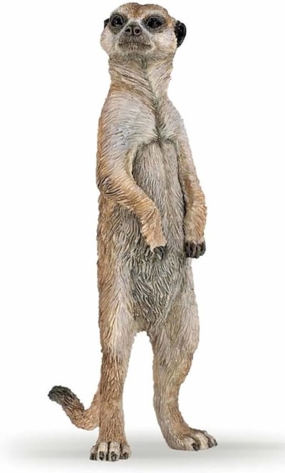 Stokstaartje - kunststof - 7 cm - speelgoed figuur - meerkat