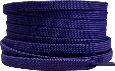 Platte schoenveters 8mm polyester Paars 90cm
