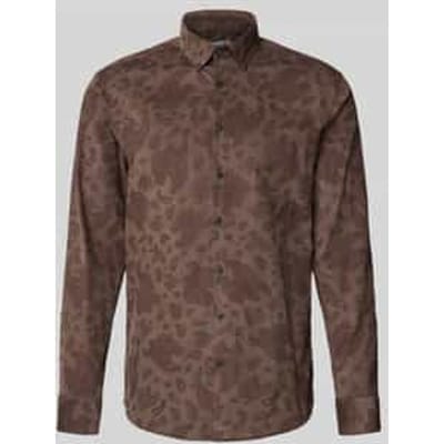 Regular fit vrijetijdsoverhemd van fijn corduroy met button-downkraag