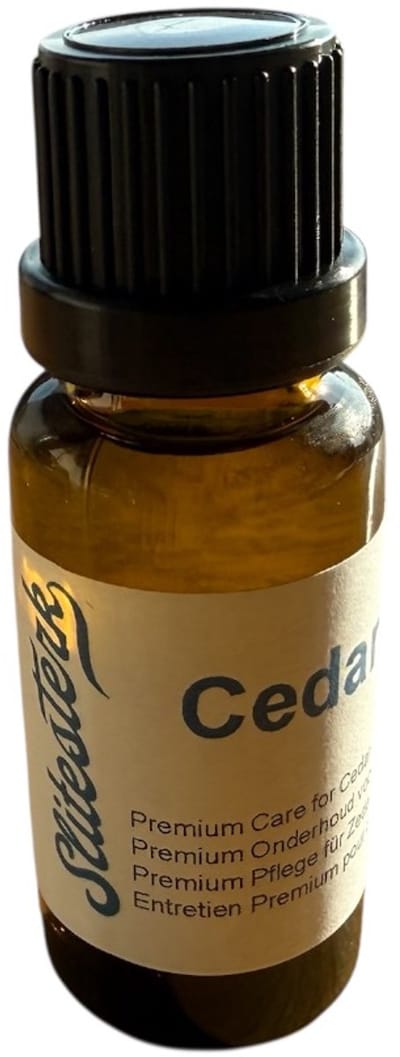 Slitesterk Cedar Oil - Premium Onderhoud voor Cederhouten Schoenspanners - 20ml Druppelfles