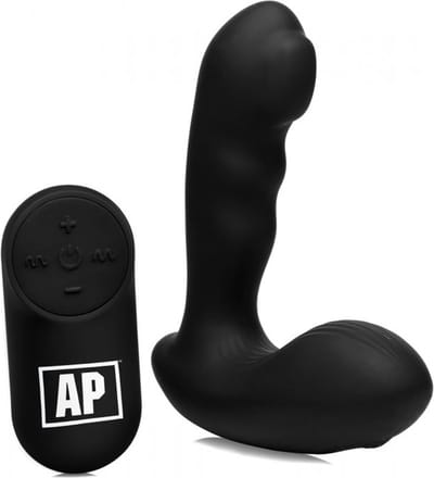 Alpha-Pro P-Milker Prostaat Vibrator Met Bewegende Kraal