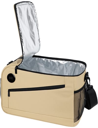Tas-koeltas- Grote Koeltas met Temperatuurweergave - 13.5L Geïsoleerde Lunchtas - Oxford Stof Thermische Schoudertas voor Werk, Picknick en Auto - 33x18x23 cm - Waterdicht en Lekvrij