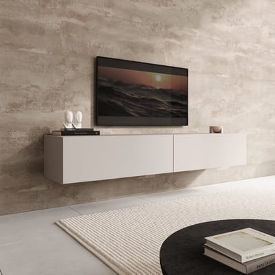 Meubella - TV-Meubel Palm - Beige - 180 cm