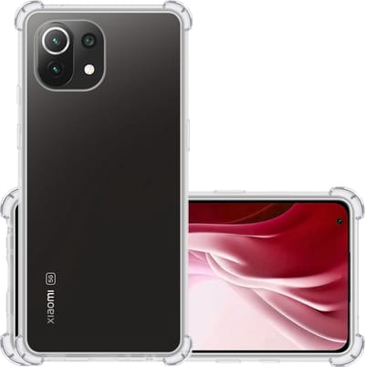 Hoesje - Geschikt voor Xiaomi 11 Lite 5G NE - Sterk & Shockproof - Siliconen Case - Back Cover - Telefoon Hoes Shock Proof - Transparant