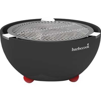 Barbecook Joya - Tafel BBQ Houtskool - Incl. set van 4 BBQ tangen - Zwart - 31cm