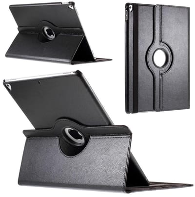 iPad Pro 12.9 (2018) 360° Draaibare Tablethoes – Hoes met Stand – Volledige Bescherming – Zwart