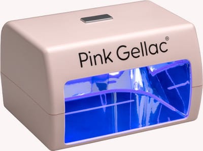 Pink Gellac Compact UV Lamp Gelnagels - Nagellamp LED UV voor Gellak - Nagel Lamp voor Gel Nagellak met Timer - Nageldroger - Roze
