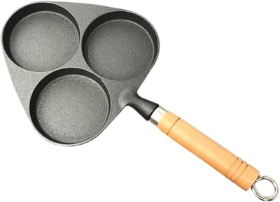 Pannenkoekenpan - Ontbijtpan Eierpan - Ontbijt Maken - Gelijkmatige Warmte - 375x20cm - Zwart