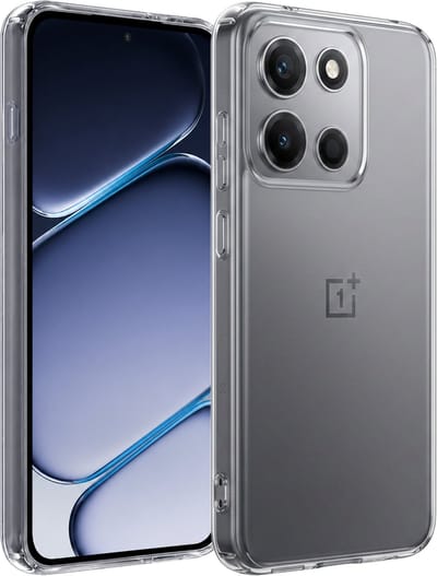 Hoesje - Geschikt voor OnePlus Nord 6 - Sterk & Shockproof - Siliconen Case - Hoes Cover - Telefoonhoes - Transparant