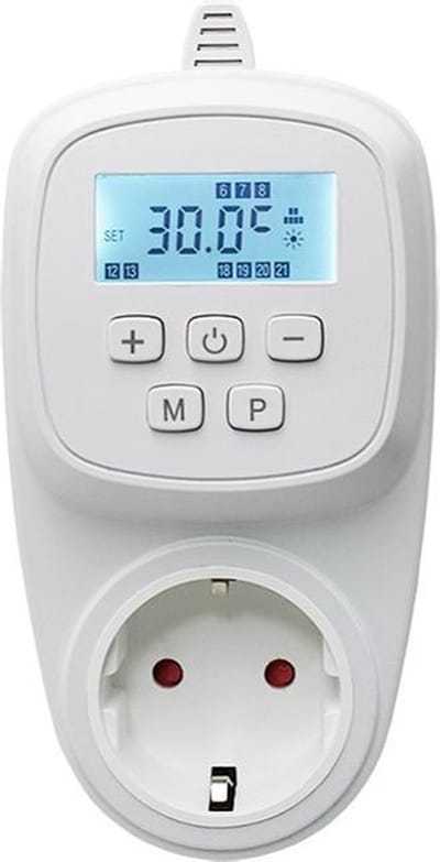 VH Atlas - Plug-in thermostaat - Wifi & App - Programmeerbaar - Geschikt voor elektrische en infrarood verwarming - tot 3000 watt