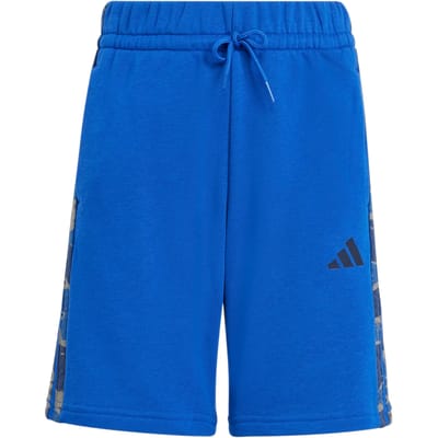 Adidas Seasonal Essentials Camo Korte Sportbroek Blauw 7-8 Years Kinderen