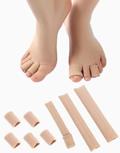 Teenbescherming - Set van 3 stuks voor teenspreider - Gel teenbeschermers voor eelt en blaren - Voetbescherming met teenbeschermingseffect