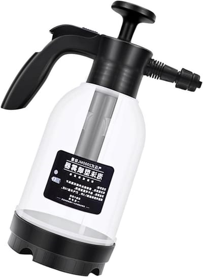 Schuim Spuit - Druk Sproeier - Auto Wassen - Dubbele Functie - 2 Liter - Grijs