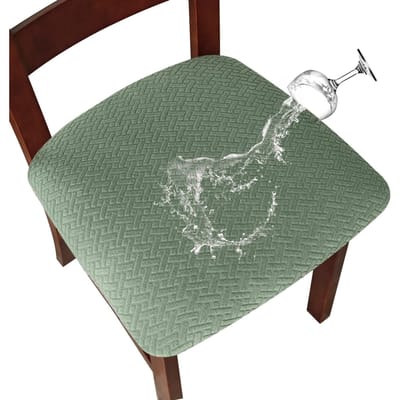 Waterdichte Anti-vuil stoelkussenhoes Elastische Stoelhoes Eenvoudig Zacht Comfortabele Stoelzitting beschermhoes 1pc