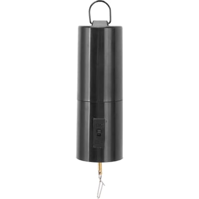 Op batterijen werkende hangende display windspinnermotor, hangende zwarte roterende motor voor windspinner