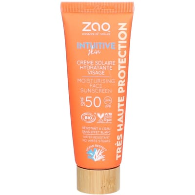 Zao Vochtinbrenger Hydraterende Gezichtszonnebrandcrème Zonnebrandcrème Dames 50 ml