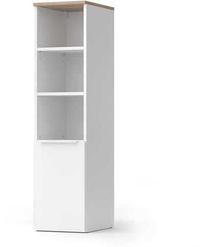 Vicco Wido Universele kast – 30.2 x 120 cm met een deur Wit/Sonoma