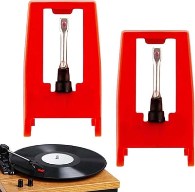 2-delige Universele Vervangingsnaalden voor Platenspeler naald Vervanging Vinyl LP Fonograaf