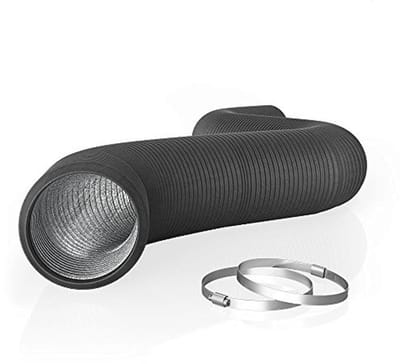 Flexibele Dubbellaags Aluminium Ventilatiekanaal 10,16 cm - 7,6 m voor Verwarming, Koeling en Ventilatie