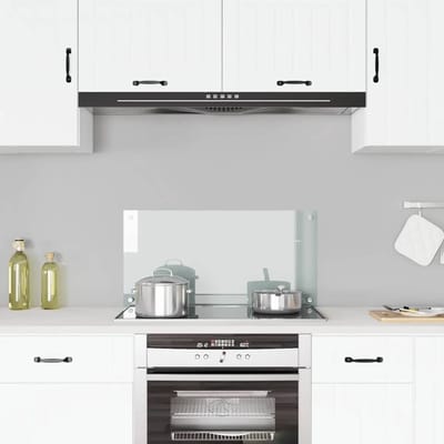 vidaXL - Spatscherm - keuken - 80x40 - cm - gehard - glas - transparant