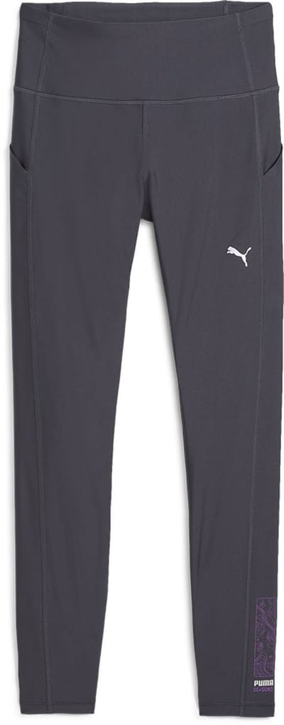Legging Puma Leggings Seasons Trail Fl gris taille haute
