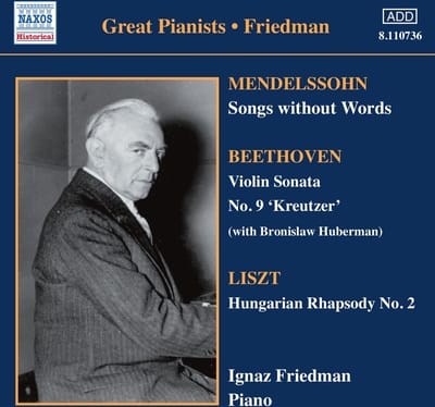 Ignaz Friedman - Complete Recordings 4 (CD)