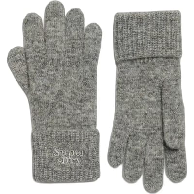 Superdry - Geribde gebreide handschoenen - Dames - Handschoenen