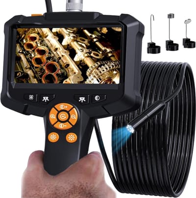 Boroscoop, endoscoopcamera met licht, IP67 waterdichte endoscoop, 1080p HD inspemet licht, flexibele endoscoopcamera, gadgets voor mannen (11,5 m)ctiecamera, boroscoopcamera